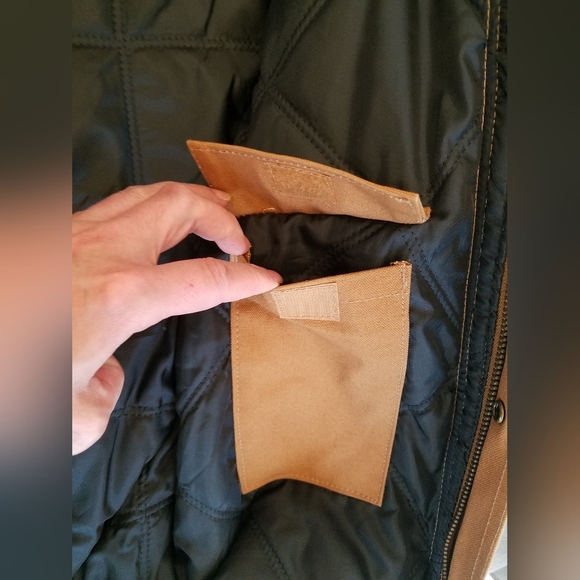 Walls Men's Blizzard Pruf Jacket Brown Large Tall Chest 42 -44  Quilt Lined - Picture 15 of 17